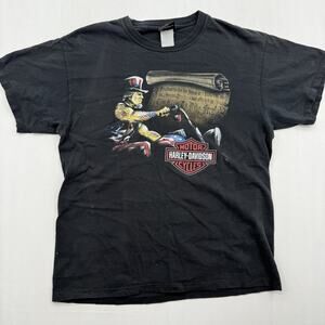 Harley Davidson Motorcycles -Asheville, North Carolina- Black Shirt - Large